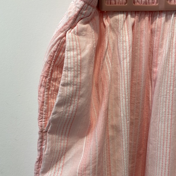 NWT joe fresh tangerine and white skirt with elastic waist and pockets. Size M - Picture 11 of 11